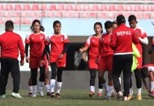 नेपाली महिला फुटबल टिमको बन्द प्रशिक्षणबाट १७ खेलाडी बाहिरिए