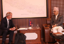 अर्थमन्त्री र एडीबीका देशीय निर्देशकबीच भेटवार्ता