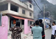 तारकेश्वर नगरपालिकामा आगजनी