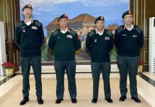 सहायक रथी कृष्ण प्रसाद भण्डारीलाई दर्ज्यानी चिह्न प्रदान