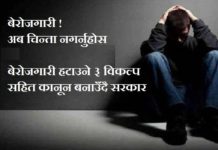 रकम दिएर स्वरोजगार बनाउने , रोजगारी खोजिदिने , बेरोजगार निर्वाह भत्ता दिने कानुन बनाउँदै सरकार