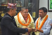 अन्नपूर्ण पोष्टमा हरिबहादुर थापाको आगमन