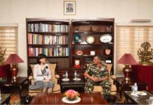 प्रधानसेनापति र चिनियाँ राजदुतबीच भेटवार्ता