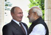 भारत र रुसबीच पाँच अर्ब डलरको हतियार खरिद सम्झौता