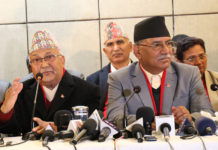 ओली-प्रचण्ड पटक-पटक बैठकबाट भाग्न खोजेको नेताहरुको आरोप