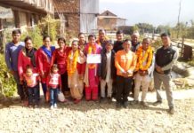 वडाकै पहिलो एम.बि.बि.एस सम्मानित