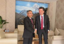 सूचना प्रविधिबारे सञ्चार मन्त्री बाँस्कोटा र फ्रान्सका राजदूतबीच यस्तो कुराकानी