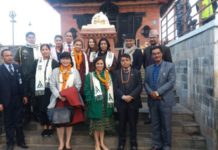 Delegates of Asia Pacific Summit 2018visits Chandragiri Hills.