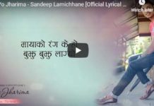 क्रिकेटर सन्दिप लामिछानेको गीत ‘यो झरीमा’