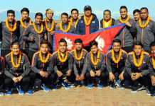 नेपाली यू–२१ फुटबल टिमको विदाई