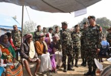 प्रधानसेनापतिद्वारा निरीक्षण भ्रमण