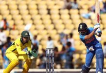 दोस्रो एकदिवसीय क्रिकेटमा भारतद्धारा अष्ट्रेलिया पराजित