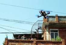 काठमाडौंको आकाशमा साहाराका विद्यार्थीले यसरी उडाए आफैले बनाएको ड्रोन