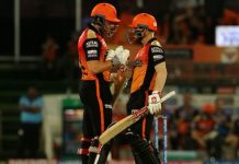 आइपीएल लिगमा सनराइजर्स हैदरावादको जित