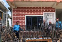 भरुवा बन्दुक अत्यधिक, १२५ थान बरामद