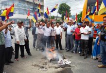 संघीयता र धर्म निरपेक्षता लेखिएको ब्यानर राप्रपाले जलाएपछि….