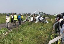 पोखरा विमानस्थलमा जाइरोकप्टर दुर्घटना
