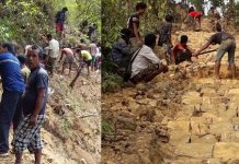 समृद्ध सिन्धुली अभियानले सेनासँग मिलेर यसरी बनाउँदैछ पदमार्ग (तस्बिरसहित)