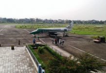 भरतपुर विमानस्थलको धवनमार्गमा कालोपत्र थपिँदै