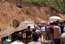 धादिङमा जीप पल्टिदा ५ जनाको मृत्यु