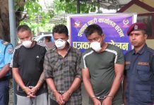 हातहतियार तथा अवैध लागूऔषध सहित ३ जना पक्राउ
