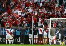 चिलीको बाधक पेरु, ह्याट्रिक गर्ने सपना चक्नाचुर