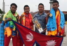 अन्तर्राष्ट्रिय कुङफुमा नेपाललाई ५ स्वर्ण जित्यो