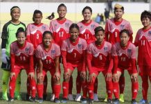 फिफा वरीयतामा नेपाली महिला टोली १०१ औँ स्थानमा