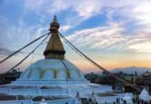 बौद्ध स्तुपमा पटक-पटक आगलागी