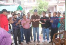 घोराहीमा थ्रि डि वाल डेकोरेसन उद्घाटन