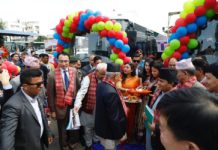प्रधानमन्त्रीले उद्घाटन गरेका विद्युतीय बस ११ महिनादेखि ग्यारेजमै थन्किए