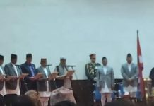 नवनियुक्त मन्त्रीहरुद्वारा सपथ ग्रहण