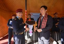 राजदूतावासद्वारा प्रहरीलाई मोटरसाइकल हस्तान्तरण