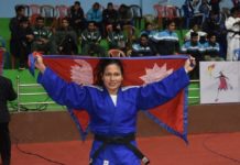 नेपाललाई जुडोमा पहिलो स्वर्ण