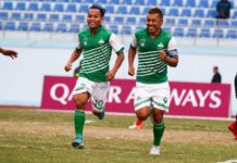 ए डिभिजन लिगमा पुलिस र च्यासल बराबर, सन्तोष बने १०० गाेल गर्ने खेलाडि