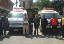 एन्फाद्वारा ललितपुर मनपालाई दुई एम्बुलेन्स सहयोग