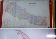 लिम्पियाधुरासहितको नेपालको नयाँ नक्सा सार्वजनिक
