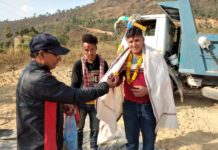 भ्यु टावर निर्माणका प्रथम सहयोगी सुवेदीको भव्य अभिनन्दन