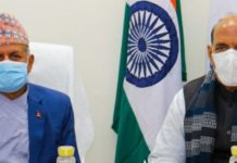 परराष्ट्रमन्त्री ज्ञवाली र भारतीय रक्षामन्त्री सिंहबीच भेटवार्ता, आजै स्वदेश फर्कने