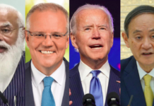 इन्डो प्यासिफिक शिखर सम्मेलन सम्पन्न