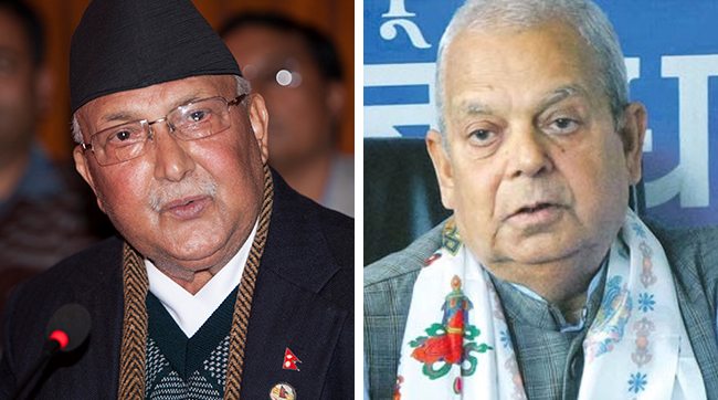 KP-oli-And-Mahantha-Thakur