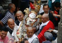 आज बेलुकी ६ बजे सेतो मच्छेन्द्रनाथको रथयात्रा हुने