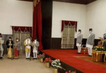 नवनियुक्त मन्त्रिहरुलाई पद तथा गोपनीयताको सपथ