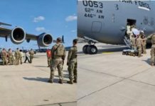 अमेरिकी विमानमा अफगानी महिलाले बच्चा जन्माएपछि …