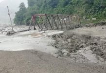 भीषण बाढीका कारण मेलम्ची खानेपानी आयोजनाको मुहान क्षेत्रसँग सम्पर्कविच्छेद