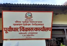 दुई रोपनी जग्गा निःशुल्क पूर्वाधार विकास कार्यालयलाई दान