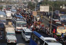 करीब नौ लाखले छाडे उपत्यका