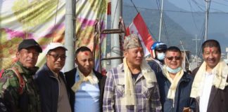 इन्चुगाँउ यँचाेमा निर्मित बाटाेलाई संजय सिं मार्ग नामाकरण