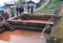 रसुवाको चिलिमेमा अवस्थित तातोपानीकाे मूल सुक्यो