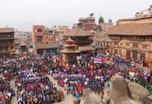 बिस्का जात्रालाई शान्तिपूर्ण बनाउन सद्भाव र्याली